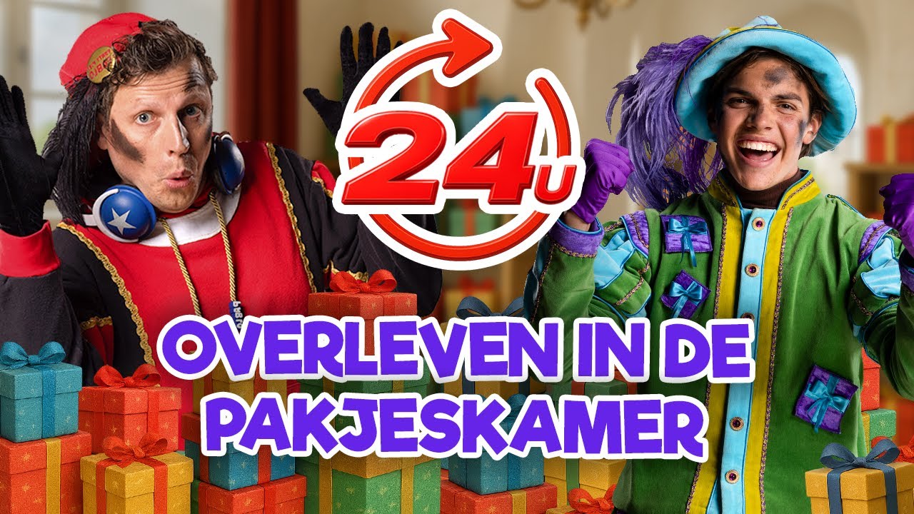 24 UUR OVERLEVEN IN DE PAKJESKAMER!