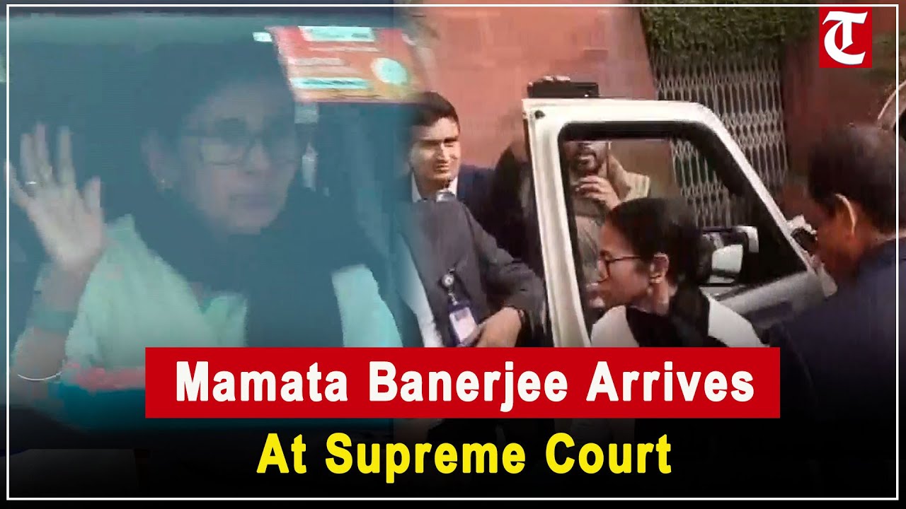 Mamata Banerjee reaches Supreme Court for petition hearing; key visuals from Delhi proceedings