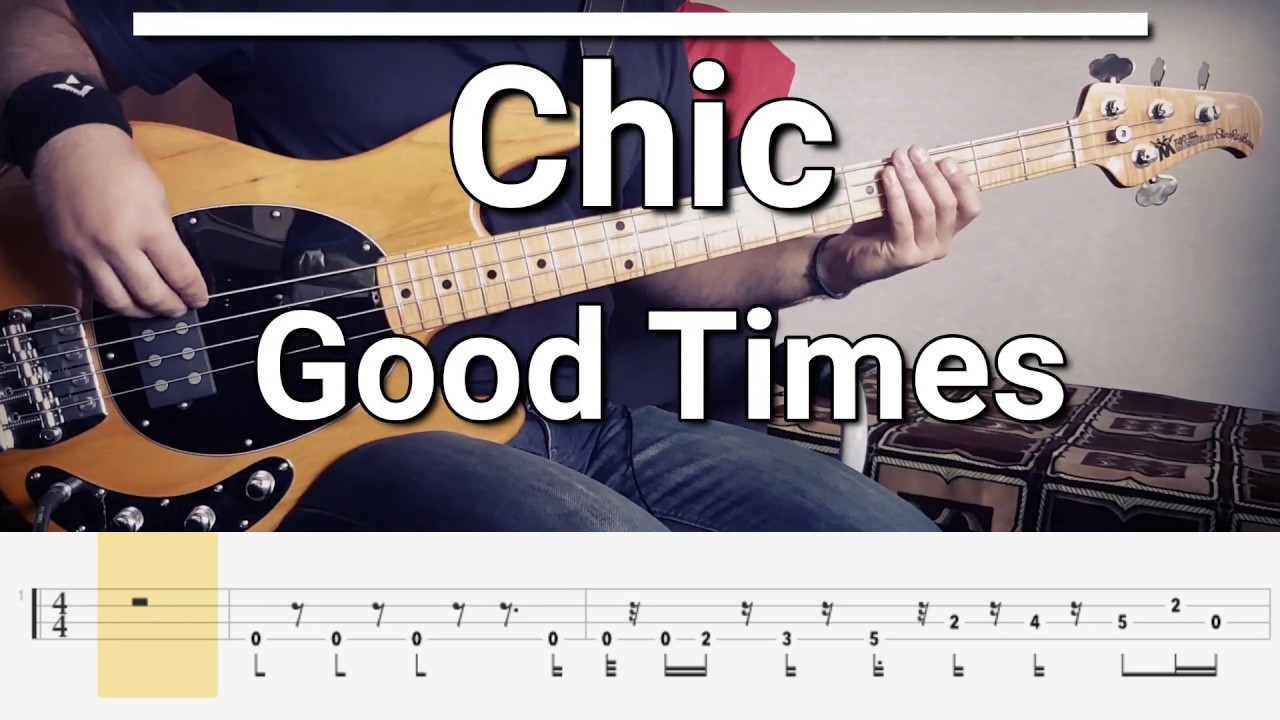Chic - Good Times/Rapper's Delight (Bass Cover) Tabs