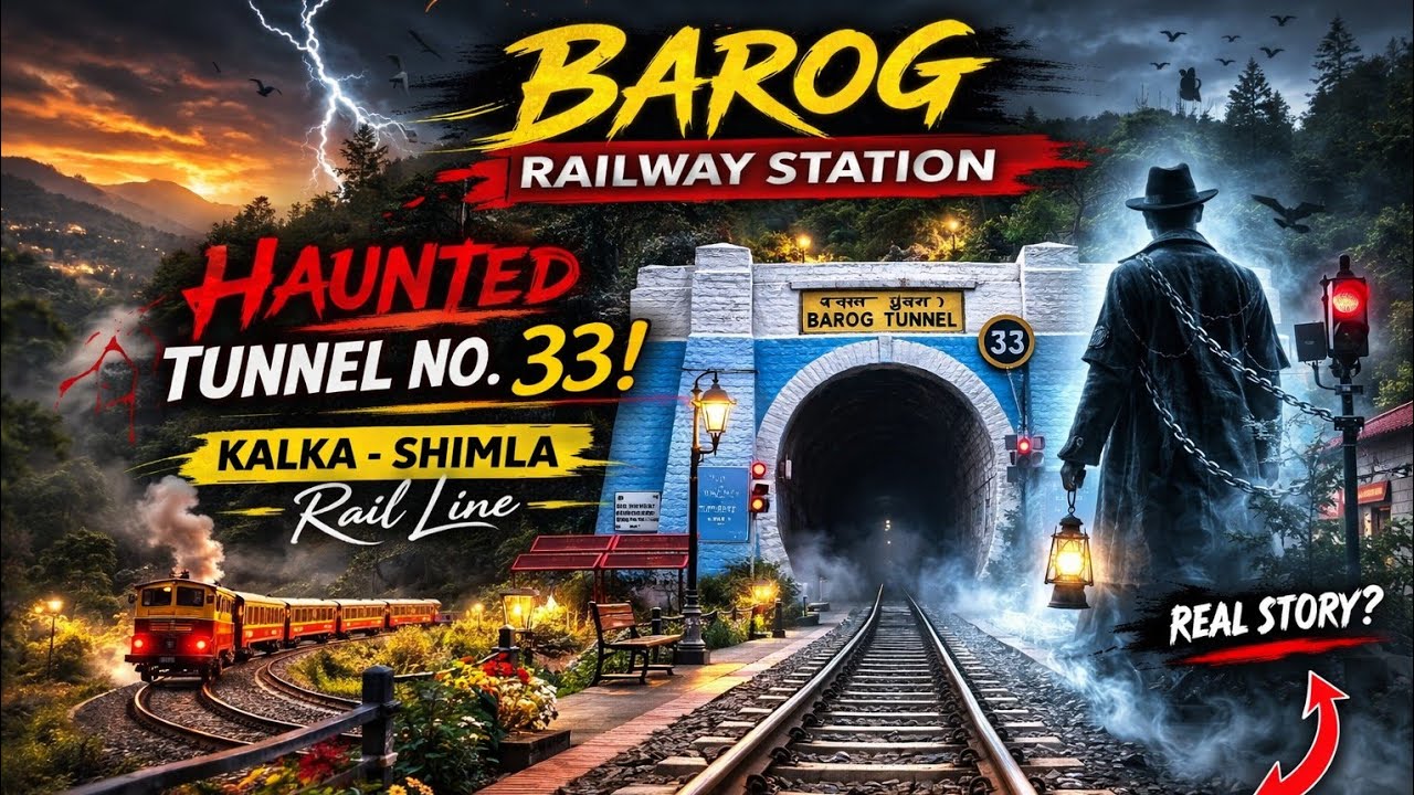 Haunted Tunnel No. 33 😱 | Exploring Barog Station