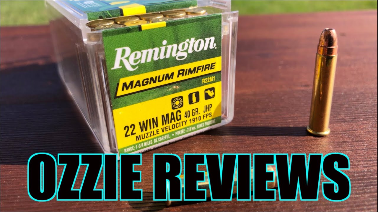 Remington 40gr JHP 22 Magnum Accuracy Test