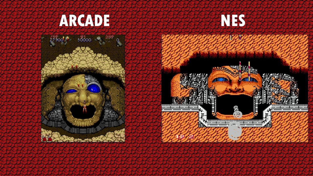 Arcade против NES — Legendary Wings