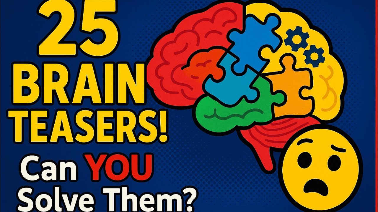 25 Fun Brain Teasers 🧠 | Riddles for Kids and Family