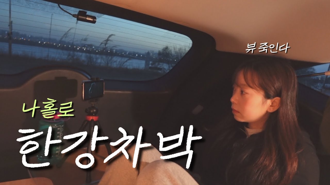 팔당 노지 스텔스 차박🚖 | 순정으로 차박하기 | 차박 커텐 만들기 | 핫앤쿡 | 주꾸미 | 한강차박 | 솔로캠핑