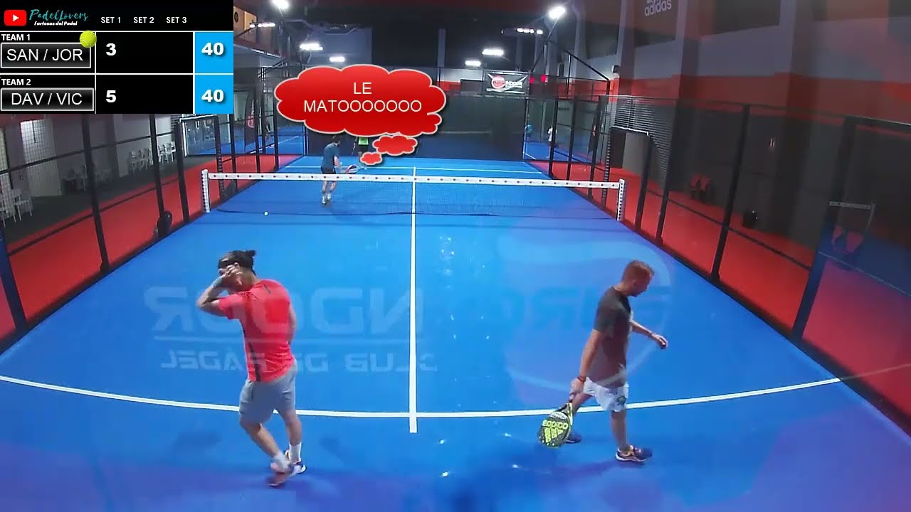 😭Nos GANAN muy FACIL? 👉 Partido de Pádel NIVEL Amateur en PISTA EUROINDOOR 📹