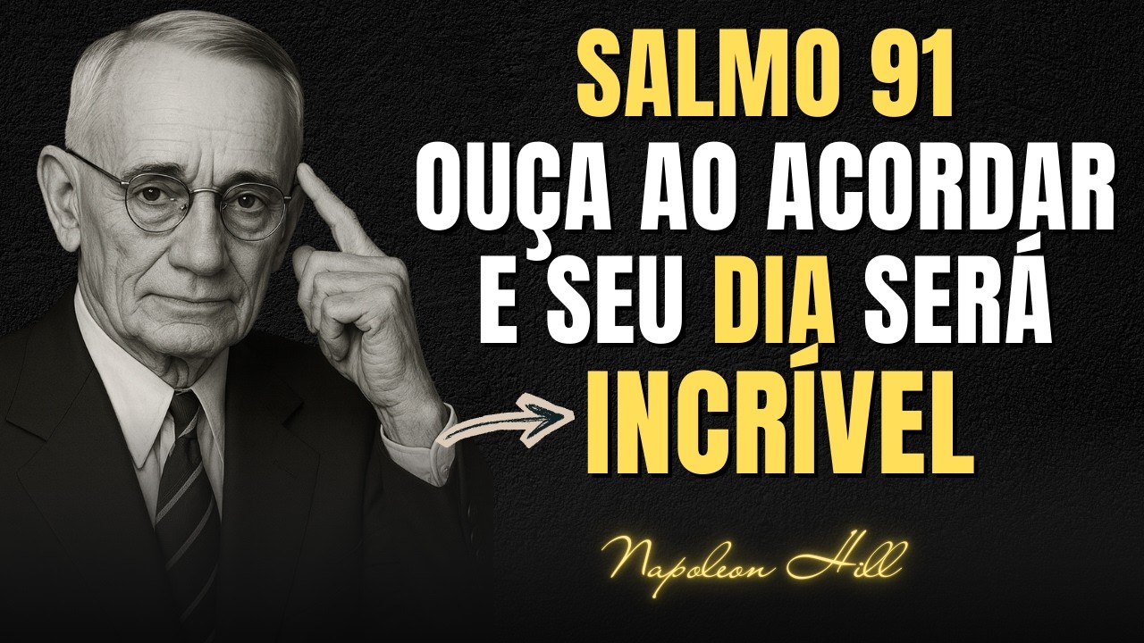 Ouça Isso AO ACORDAR e Ative uma Confiança Inabalável com o SALMO 91 | Napoleon Hill