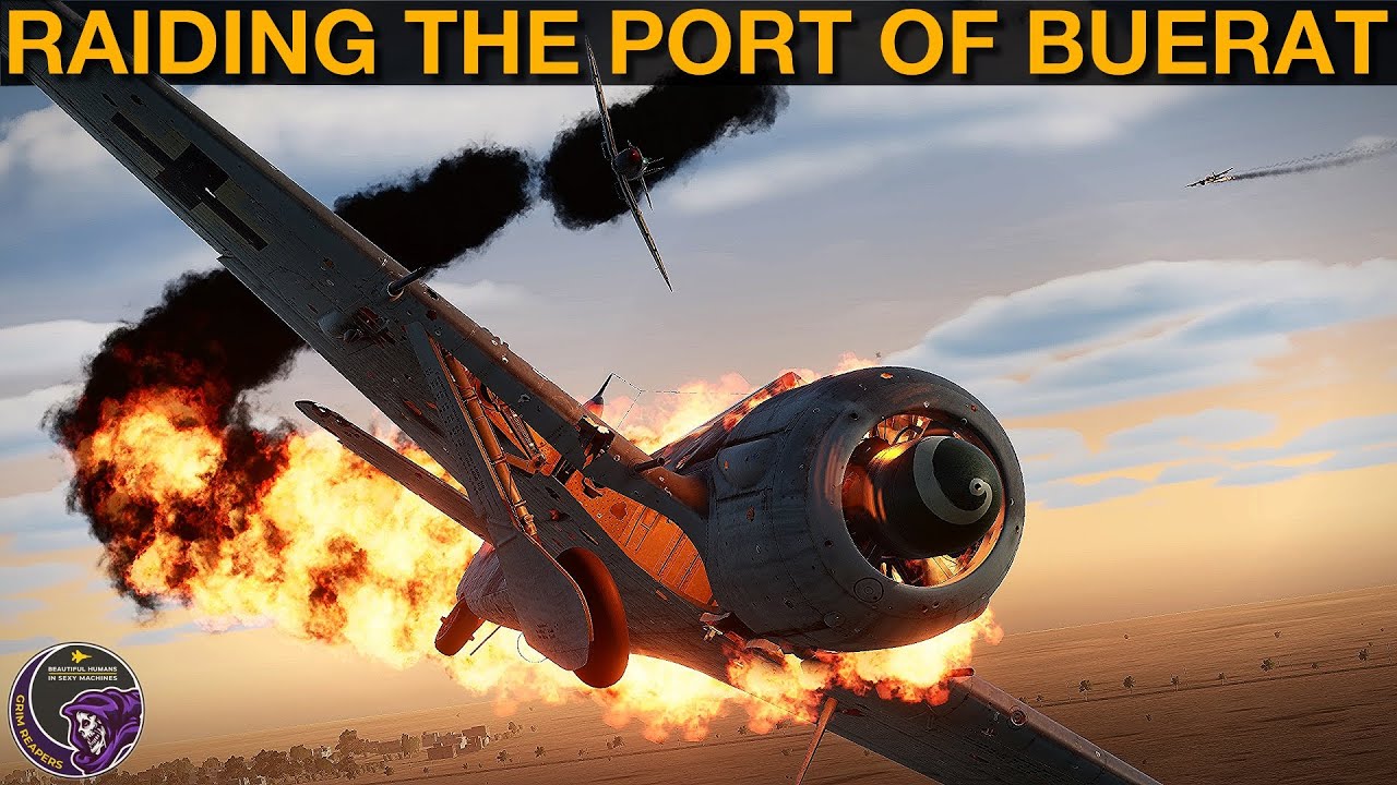 1943 The Raid On Germans At Buerat Port, Libya | DCS Reenactment Mission
