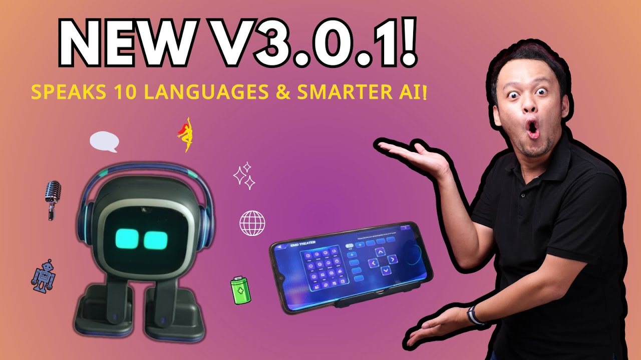 how to download and install the new EMO Pet Robot V3.0.1 update | NEW EMO PET ROBOT V3.0.1 FEATURES
