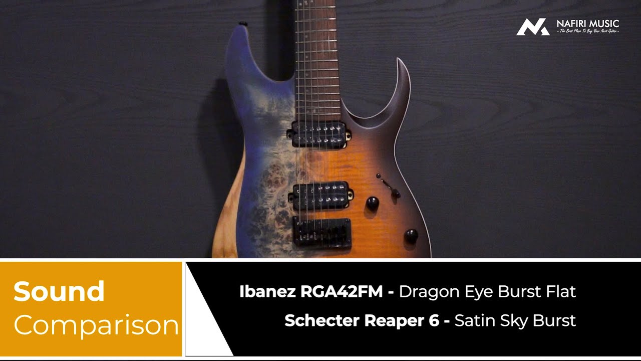Sound Comparison | Schecter Reaper 6 and Ibanez RGA42FM
