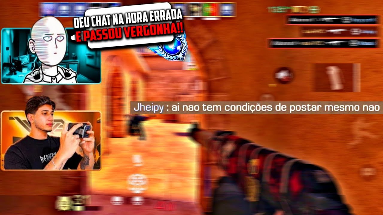 ELE DEU CHAT GANHANDO DE 7 A 0 E FIZEMOS ISSO NO THE LEGEND | ROG PHONE 165 FPS - STANDOFF 2