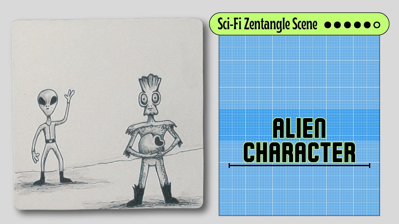 Building a Sci-Fi Zentanlge Scene | Toon 2: Alien Character