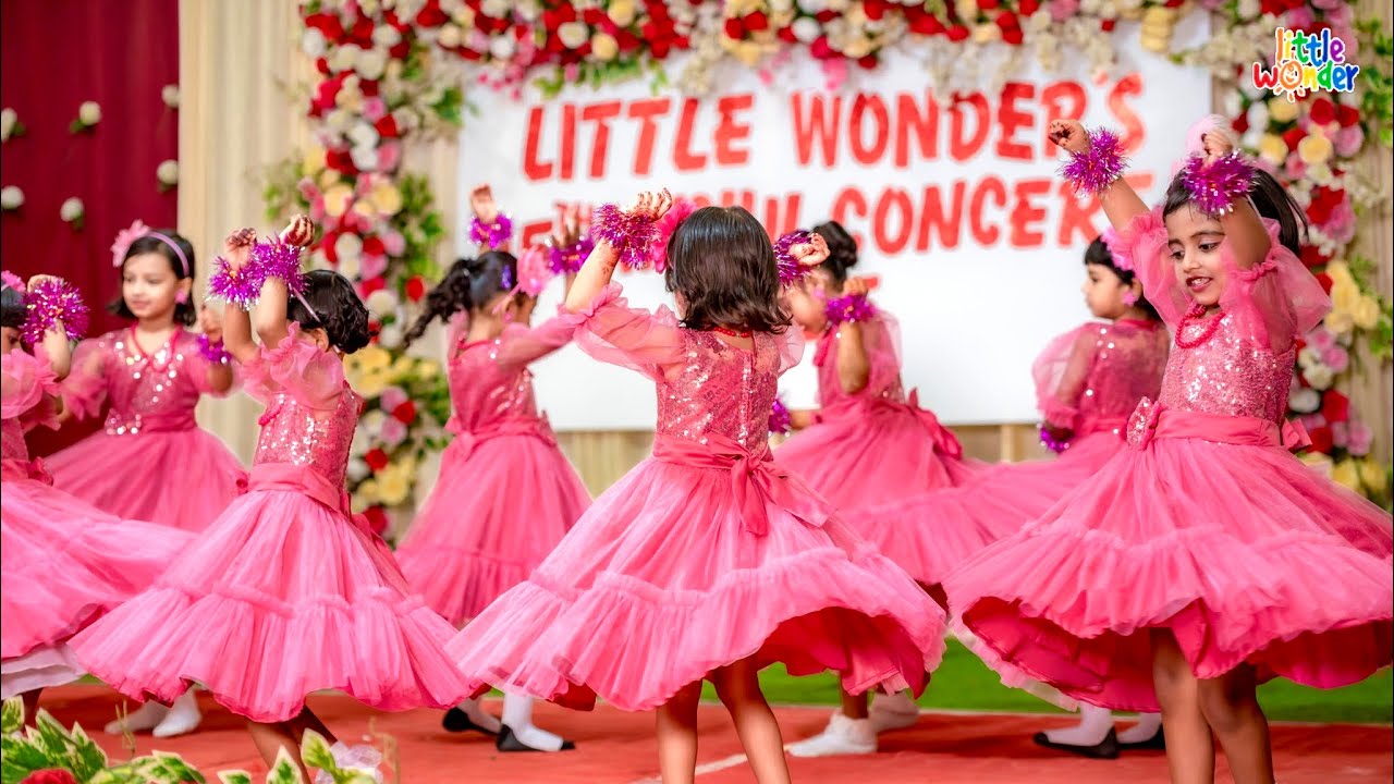 Preschool Kids Dance 💃🕺 | Stage Dance Song# Little wonder preschool.