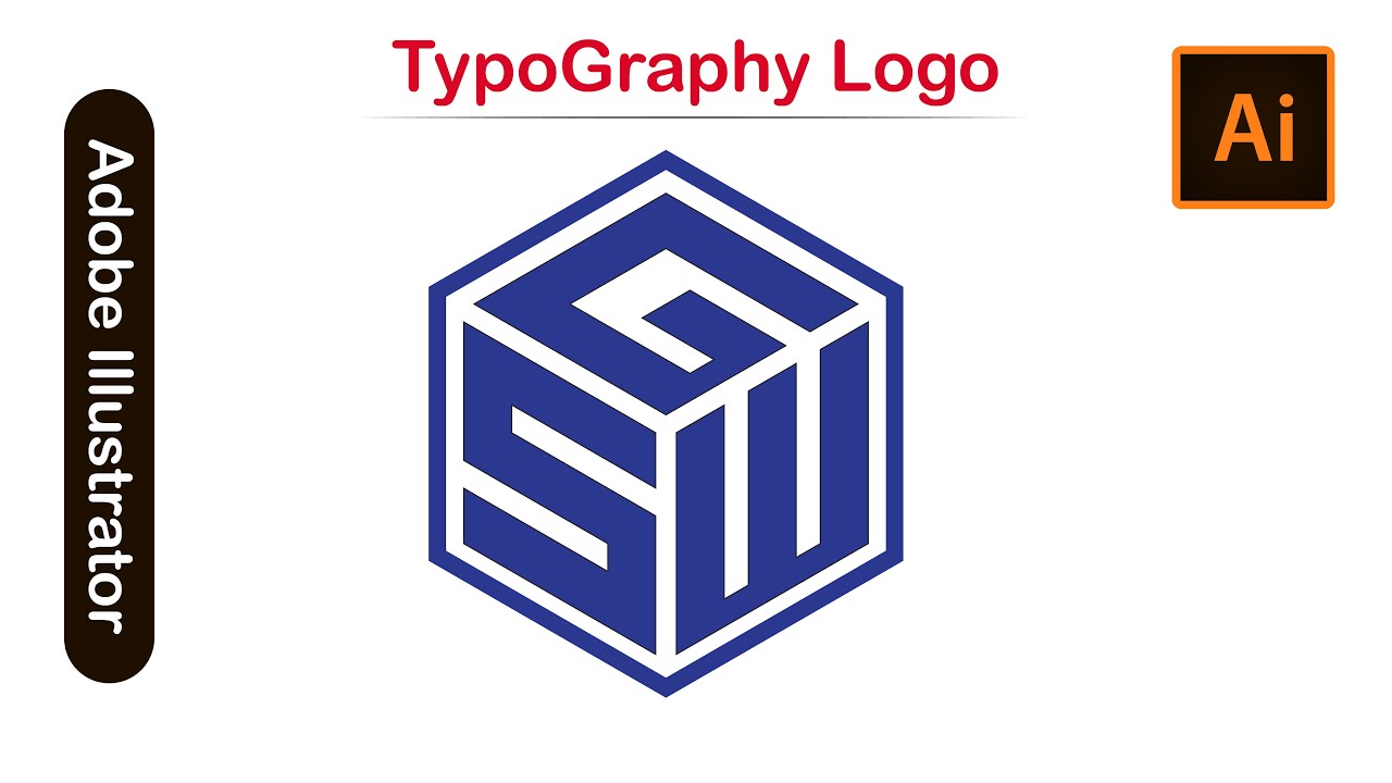 Graphics Designing Course Adobe Illustrator Class 34 Typography Logo Design by Sky Graphics