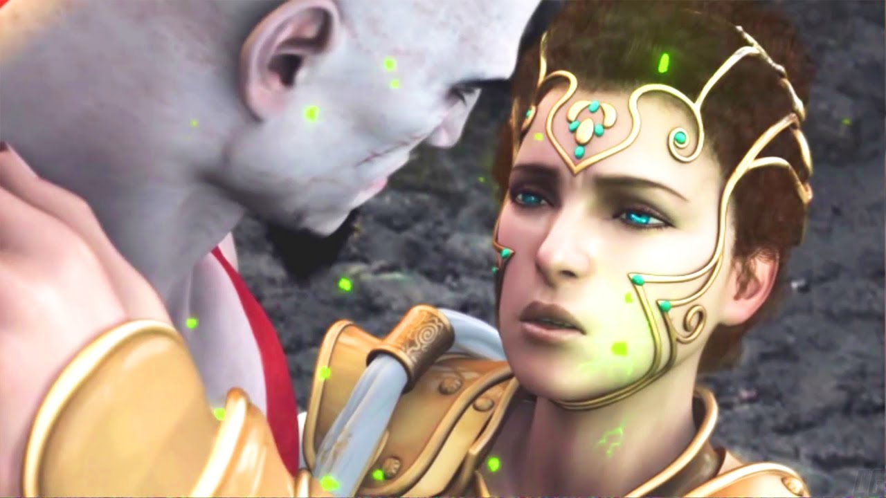 God of War 2 - Kratos kills Athena (Ending scene)