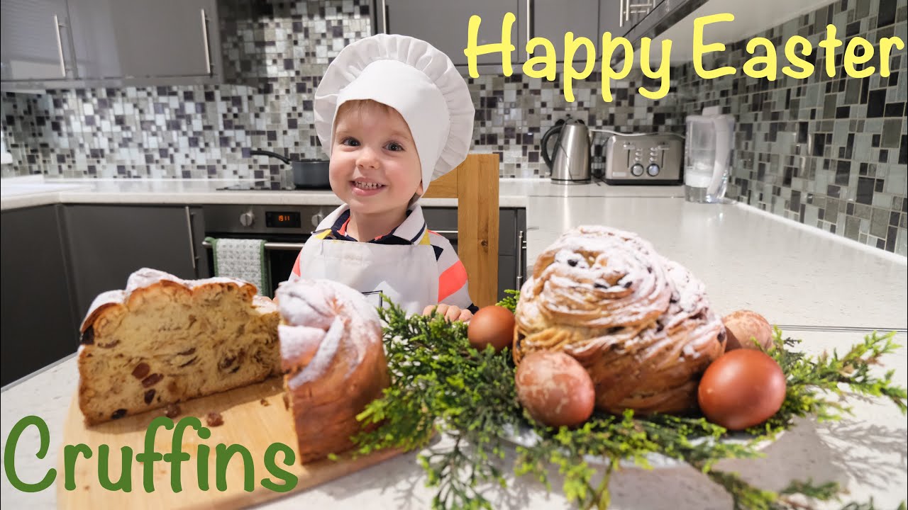 How to make Easter Cake Cruffin - Junior Chef Kevin