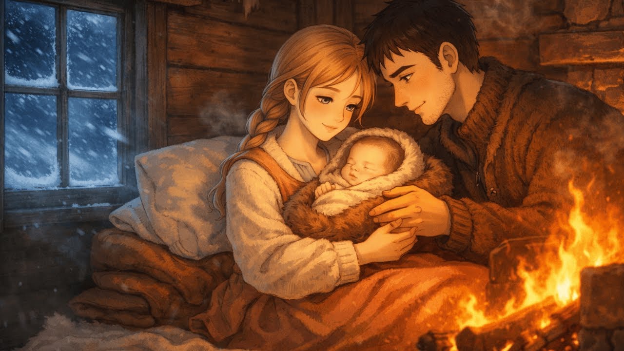 Yakutia –71°C Survival ❄️ Cozy Family, Newborn & Winter Cooking | Ghibli-Style ASMR Film