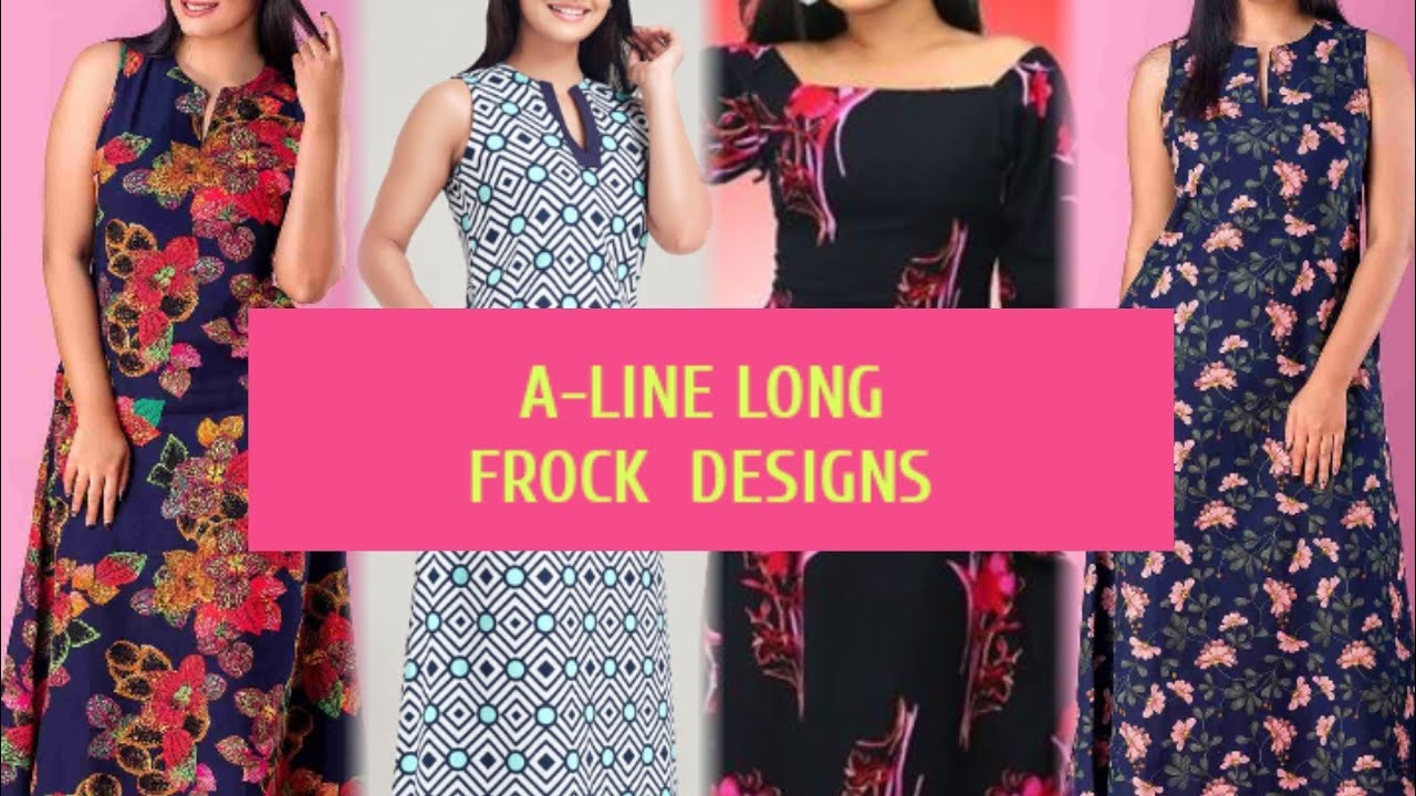 A-line long frocks designs 2022❤️ #frockdesigns #newfrocks #2022 #trendyfashion