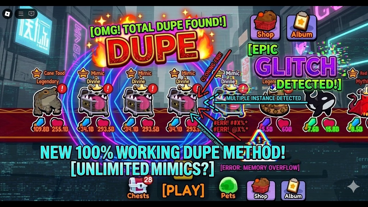 *NEW* DUPLICATION GLITCH! OP! USE BEFORE PATCH!!! BATTLE PET ROBLOX