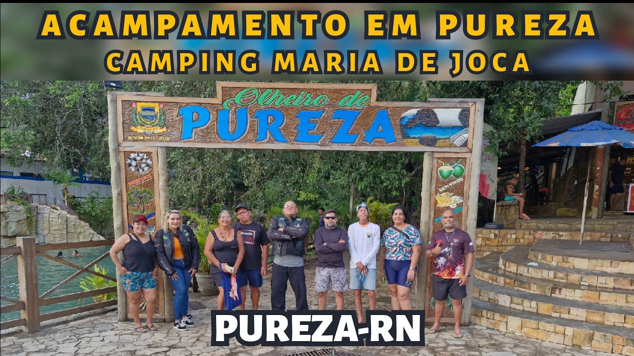 Acampamos em Pureza-RN  no Camping e Bangalôs de Maria de Joca