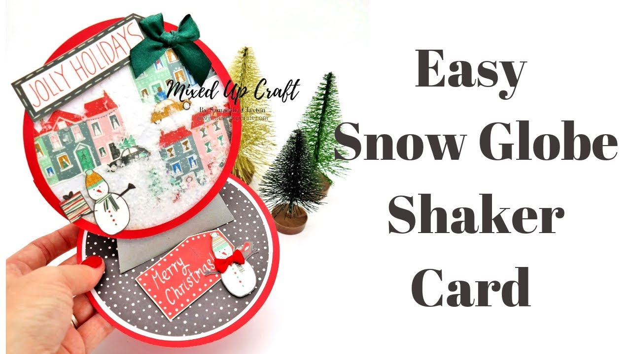 Snow Globe Shaker Easel Card | Christmas Workshop 2018