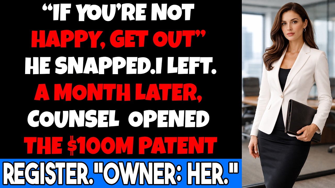 Owner of the Patent: The Woman Who Walked Away and Won