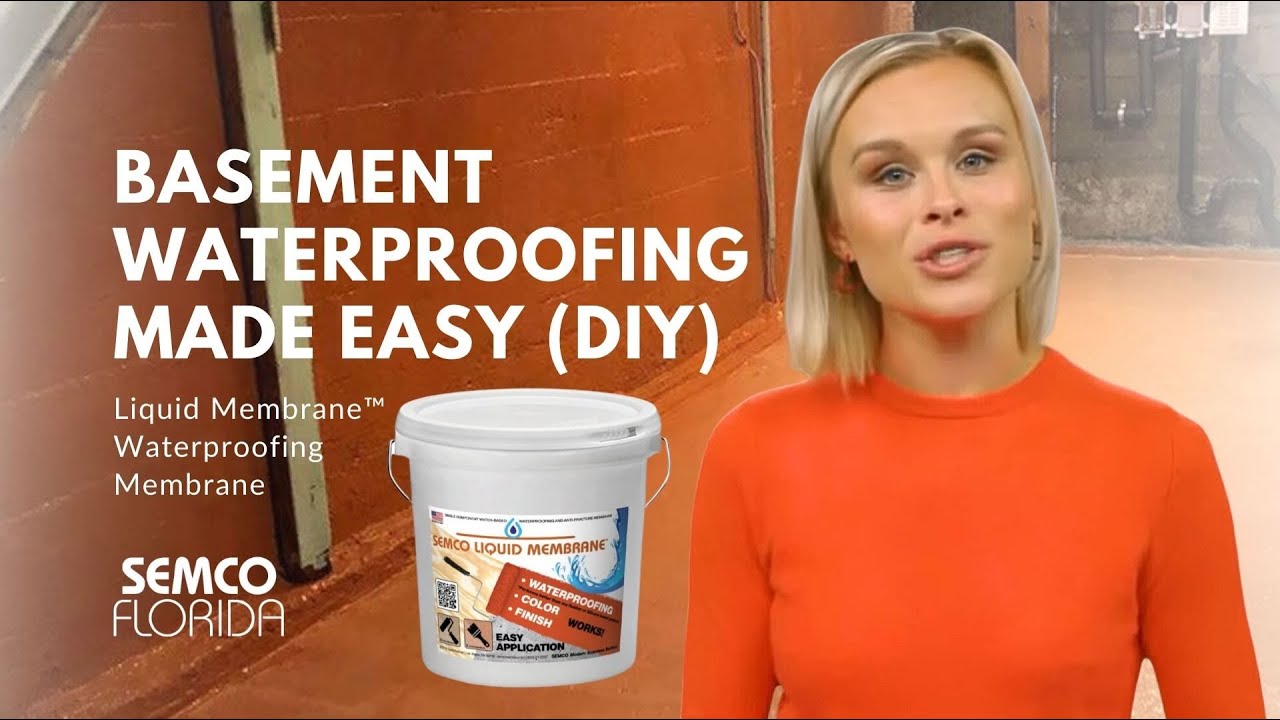 Basement Waterproofing Made Easy with SEMCO Liquid Membrane