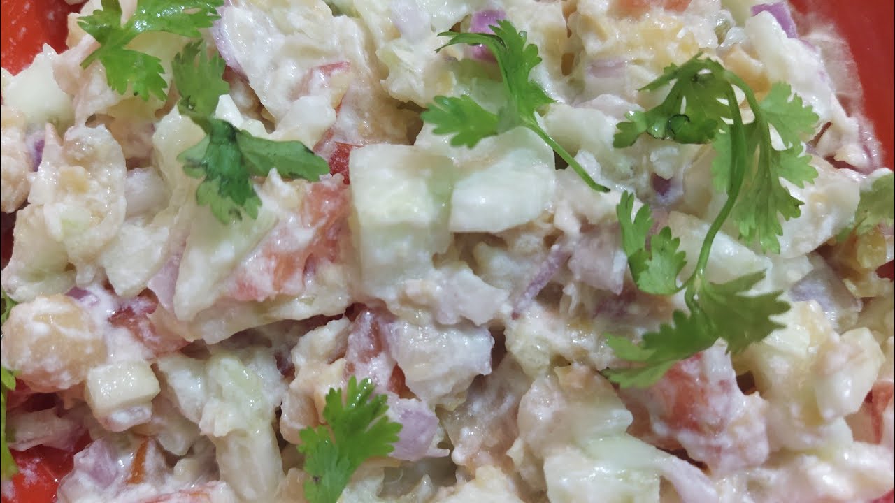 Weight loss Salad recipe in Tamil/weight loss breakfast/ chickpeas and cucumber salad/healthy  salad