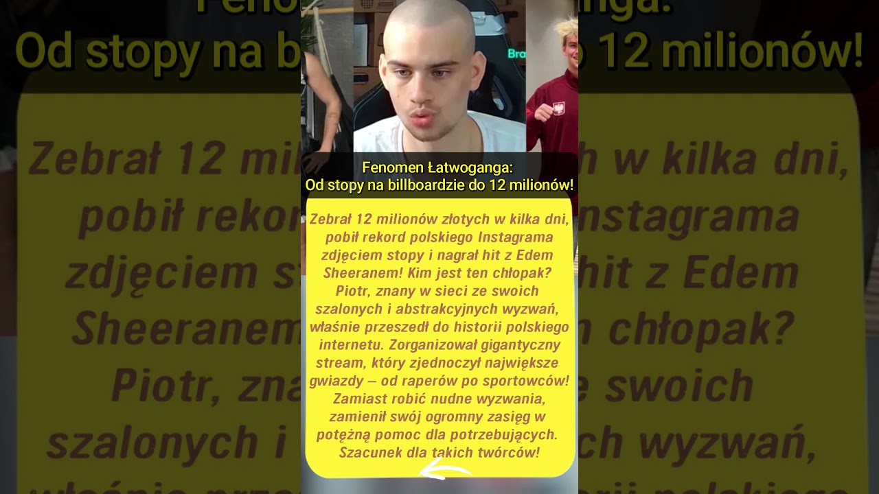 Fenomen Łatwoganga: Od stopy na billboardzie do 12 milion&oacute;w! #Łatwogang #Zbi&oacute;rka #easygang