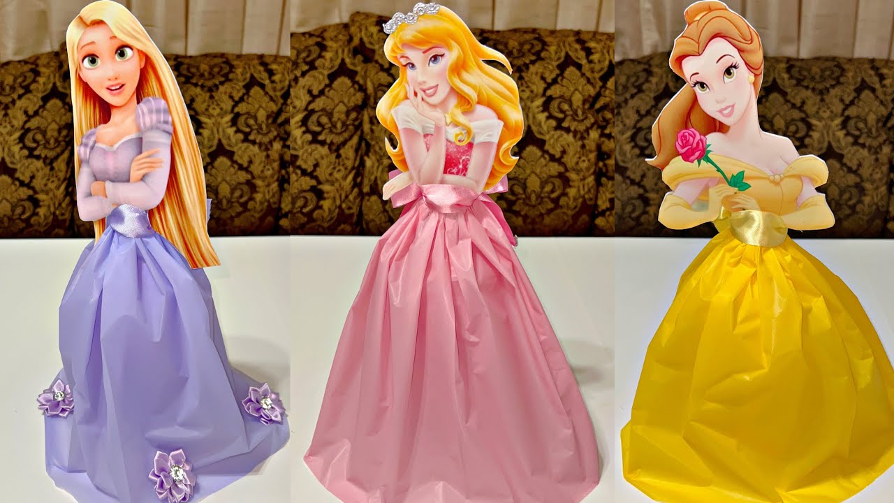 Lindas princesas con botellas de soda | Centro de Mesa o Dulcero con Reciclaje