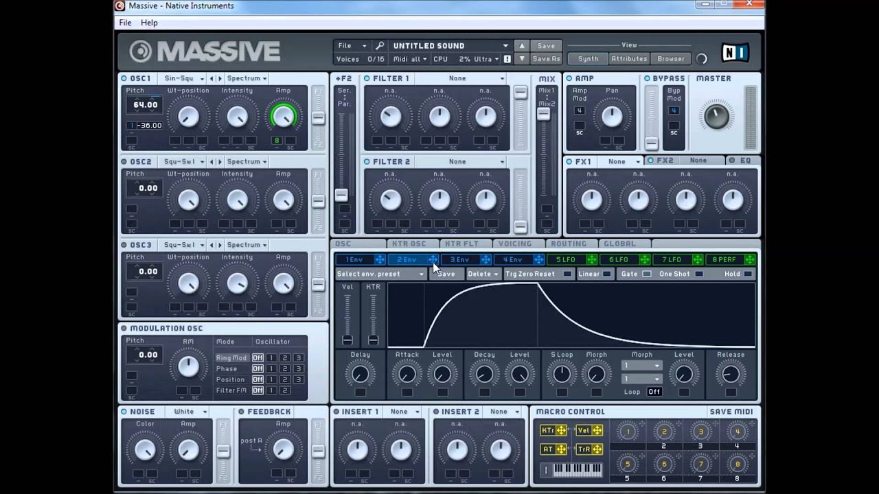 Martin Garrix Kick Drum Massive Tutorial