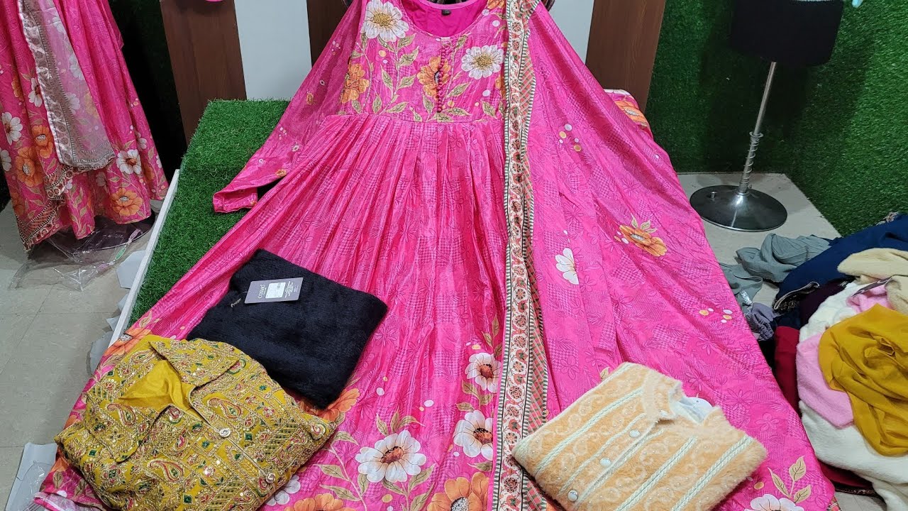 New design fancy anarkali or afgani dress or wollen 🌹 shipping free 🌹7015652424