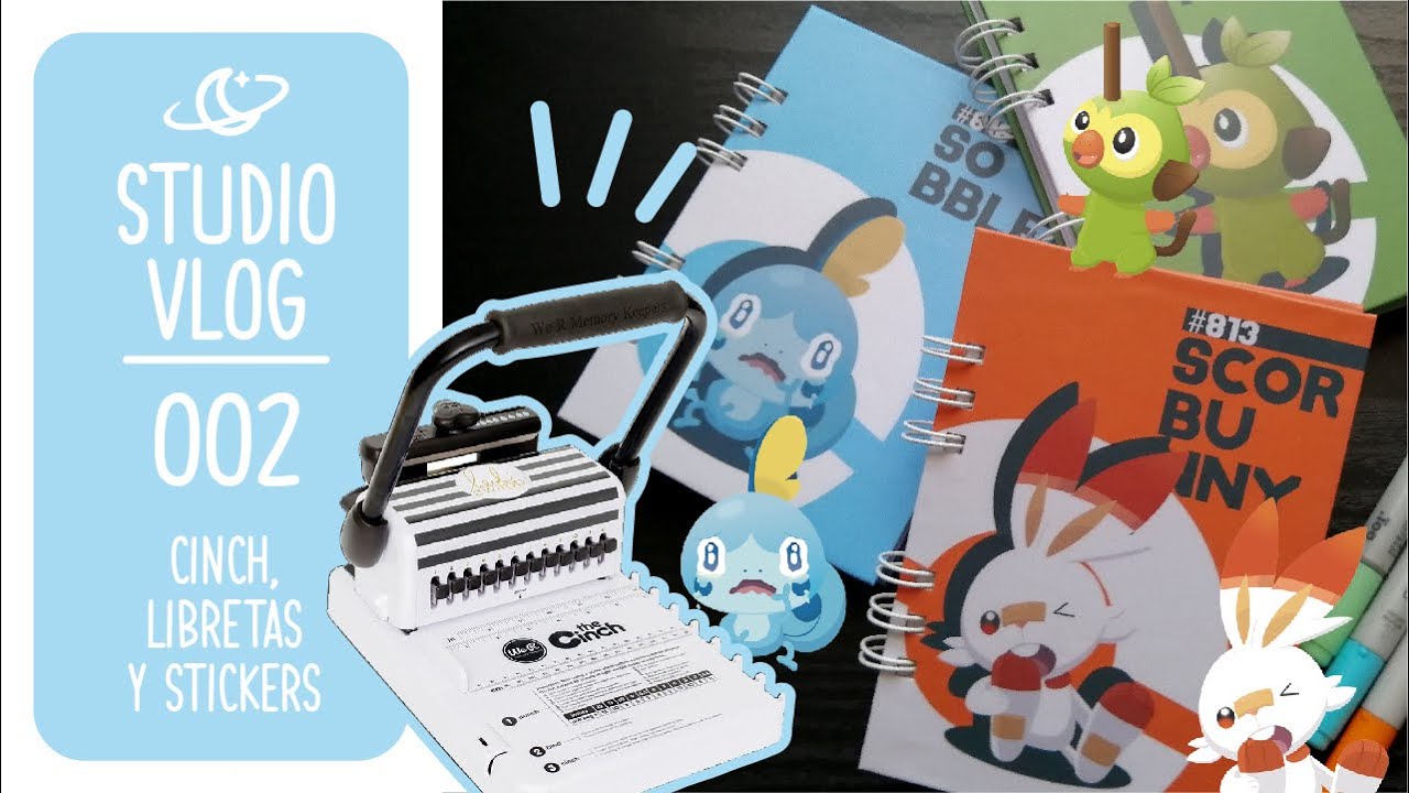 Studio Vlog 002 - Haciendo Libretas y Stickers