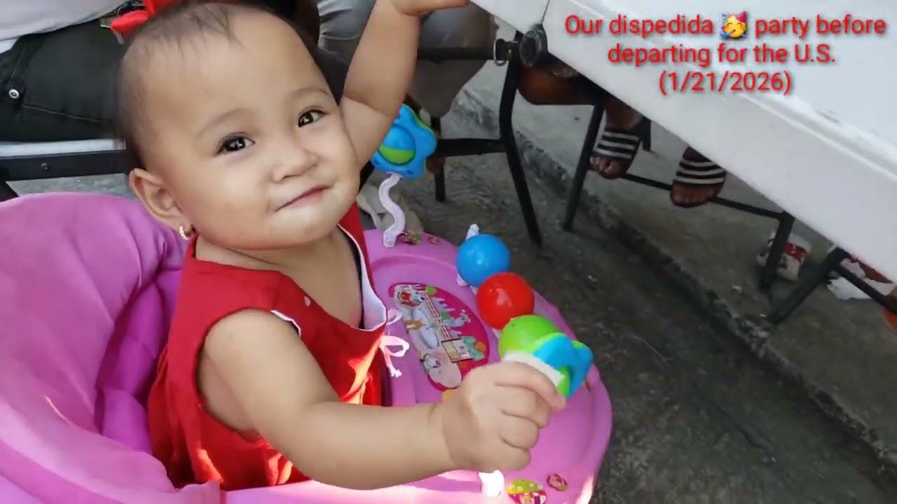 Our dispedida party attended by relatives & friends (1/21/26)