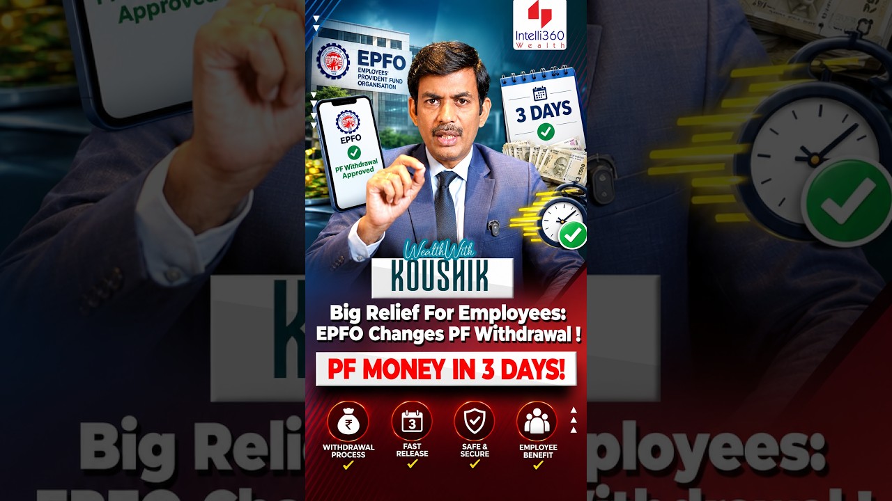 Big Relief For Employees: EPFO Changes PF Withdrawal !  PF Money In 3 Days!#educationalvideo