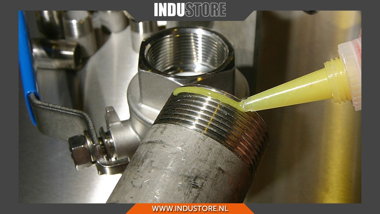 Industore: LOCTITE 577 Schroefdraadafdichting | Vloeibare pijpafdichting (medium sterkte, geel).