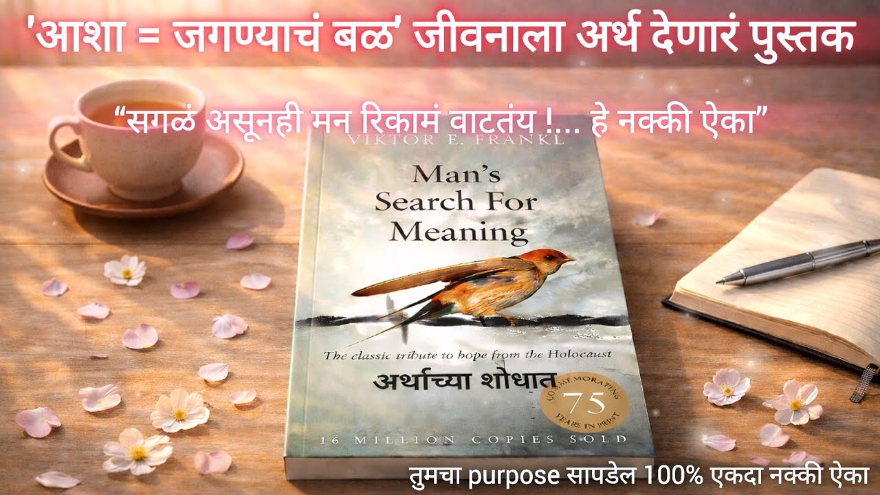 अर्थाच्या शोधात | Man’s Search for Meaning book summary in marathi | मराठी सारांश 