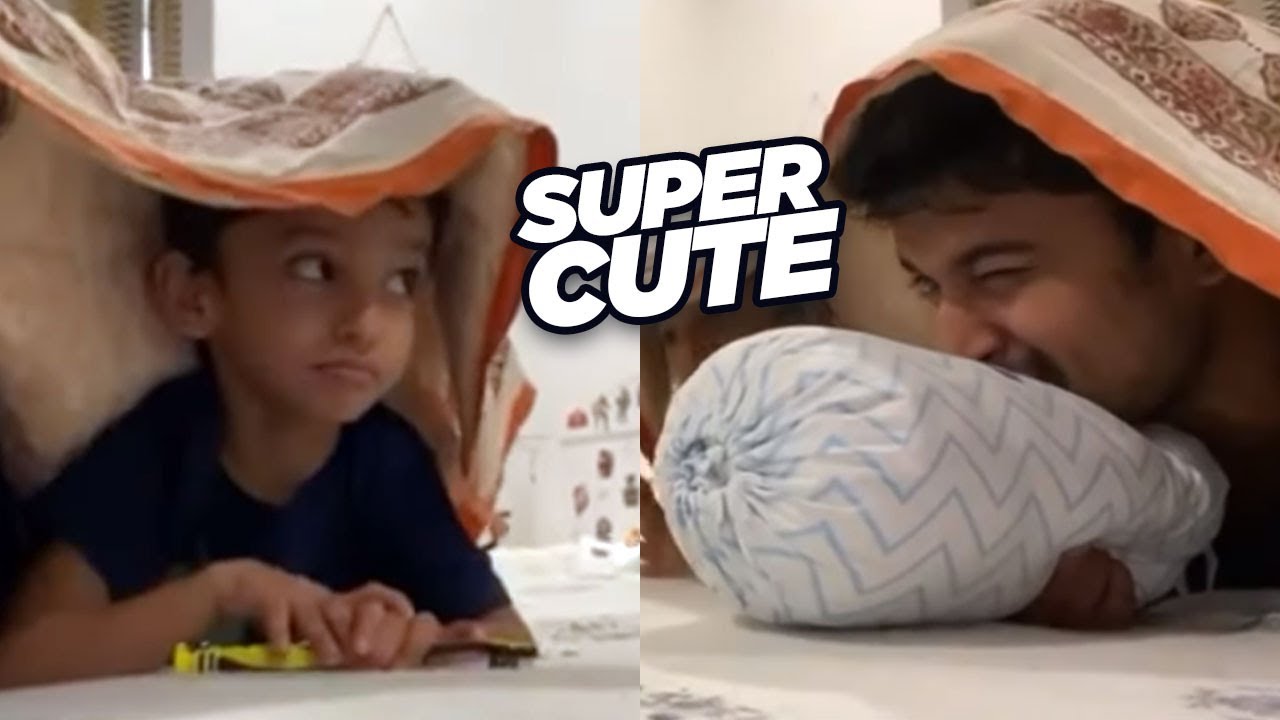 Actor Nani Playing Funny Game With His Son Junnu | MS Entertainments