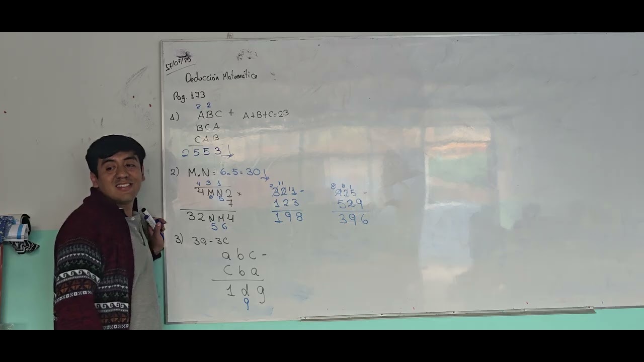 Deducción Matemática - 2do de secundaria - R. Matemático 