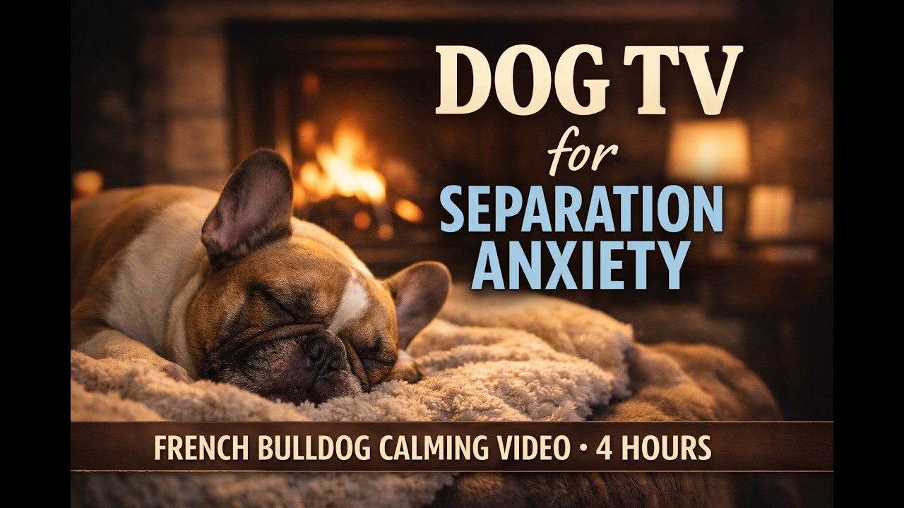Calm Dog TV for Any Breed 🐶 | 4 Hours of Relaxing Entertainment While You’re Away