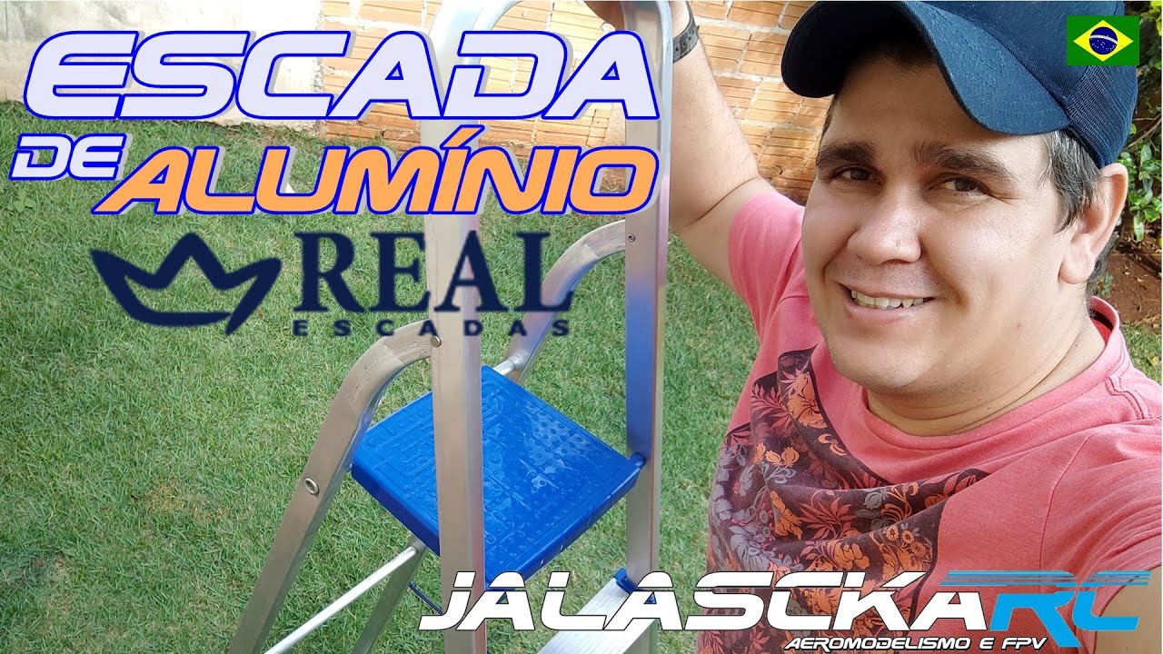 Escada de Alumínio REAL