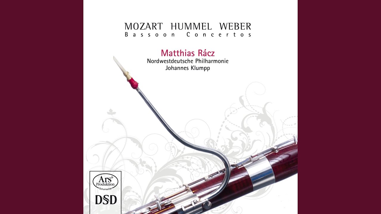 Bassoon Concerto in F Major, Op. 75, J. 127: II. Adagio