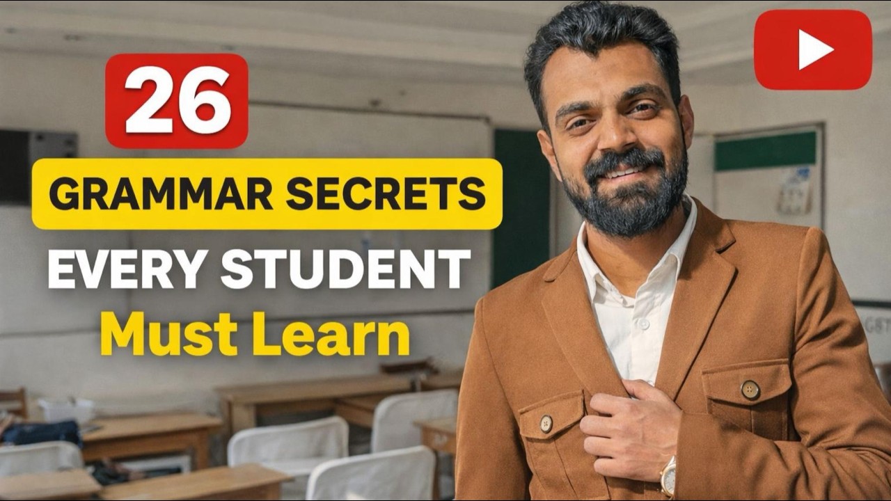 26 grammar secrets every student must learn. | Classes By Osbert Sir