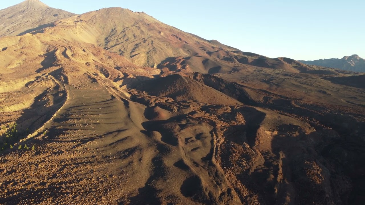 A Drone Flight over El Teide Volcano in Tenerife