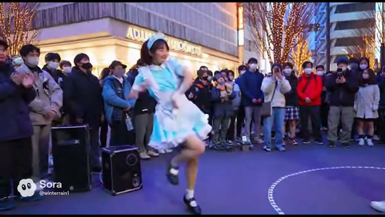埼玉県で女子高生メイドがダンスバトル