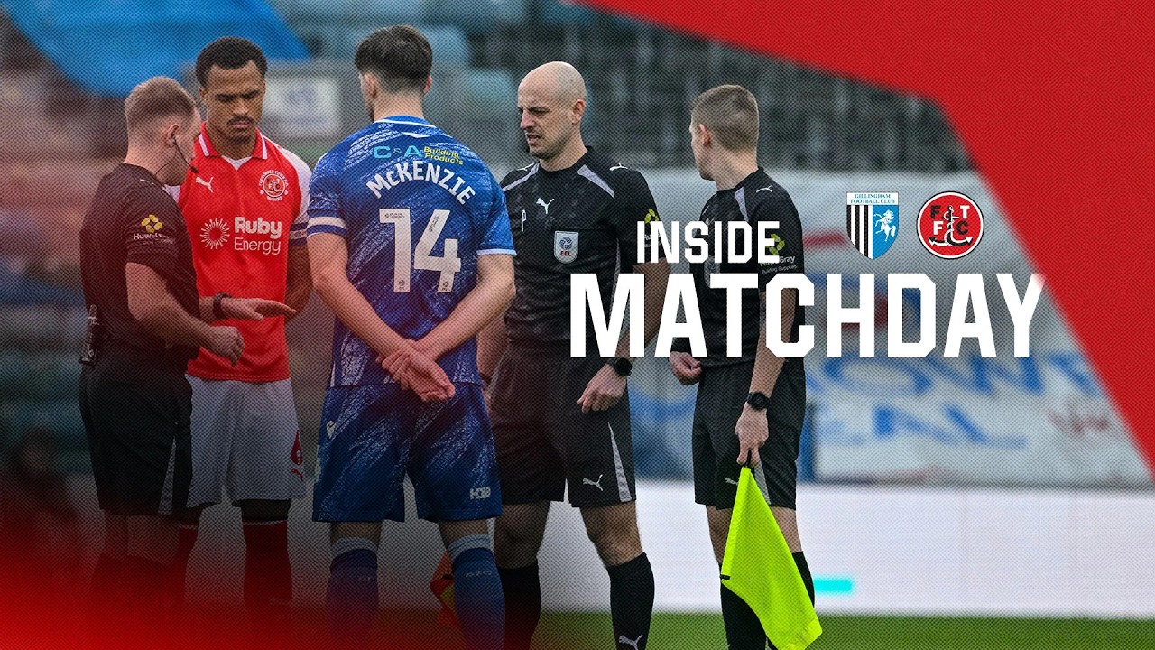Inside Matchday: Rooney Strikes Late in Gillingham Stalemate