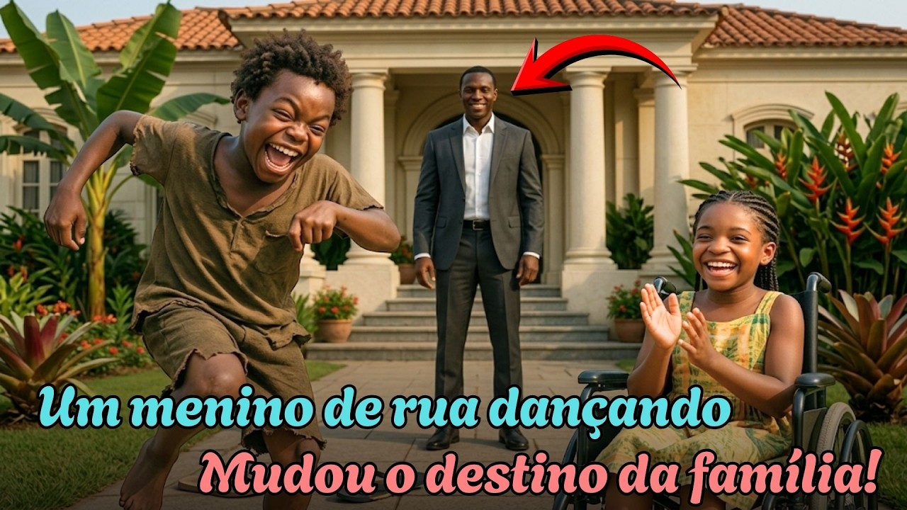 Bilionário vê menino sem-teto dançar para sua filha paralítica… o que acontece depois choca!
