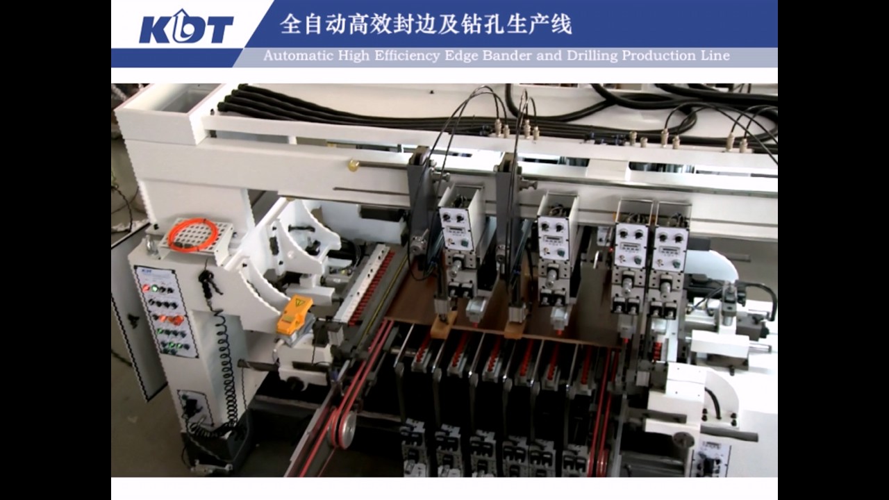 KDT Edgebander & Drilling production line