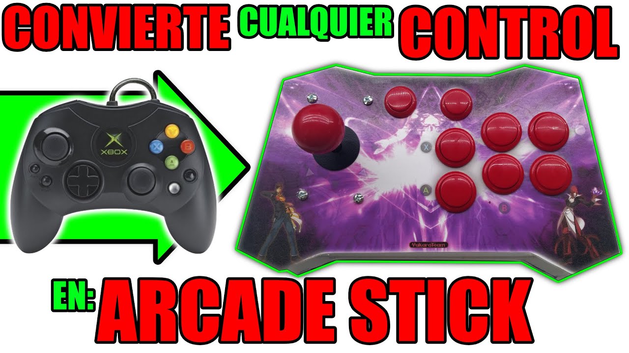 CONVERTIR CUALQUIER CONTROL RETRO EN❗ ARCADE STICK