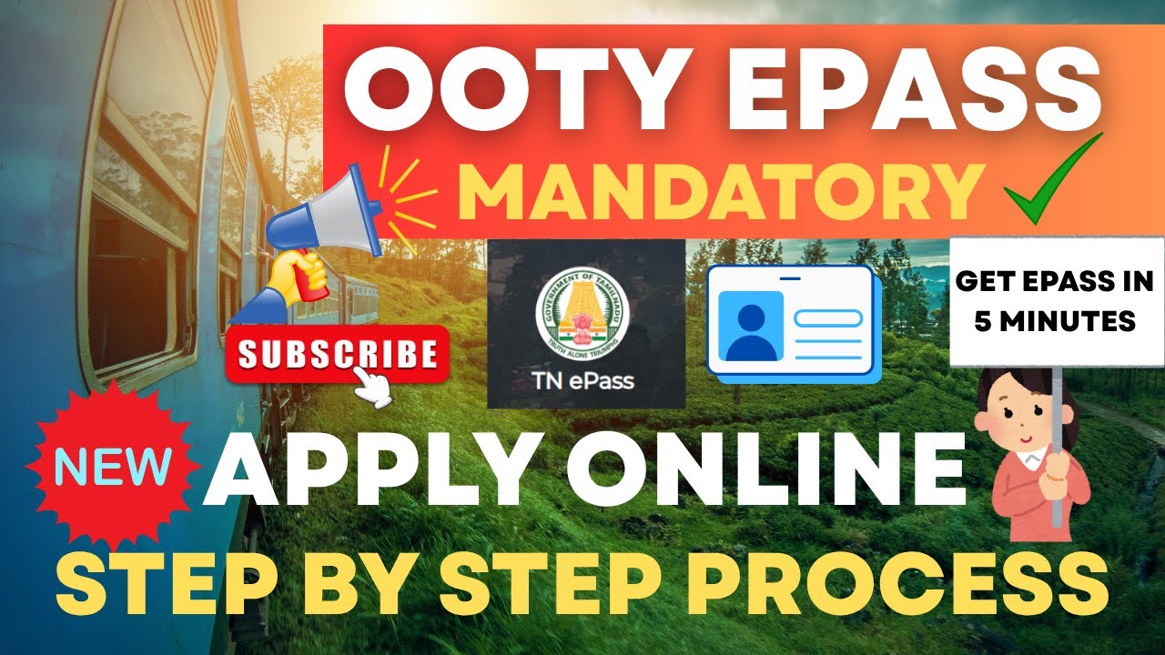 How to apply Ooty ePass Online | Get ePass Online in 5 minutes | ePass Registration Process #epass