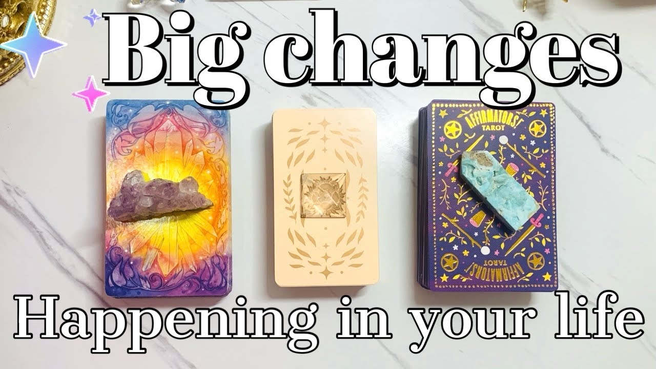 What MAJOR Changes are going to be happening in your life?🤔😏🥰Pick a Card Tarot Reading✨🔮